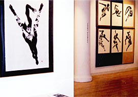 works displayed in the gallery